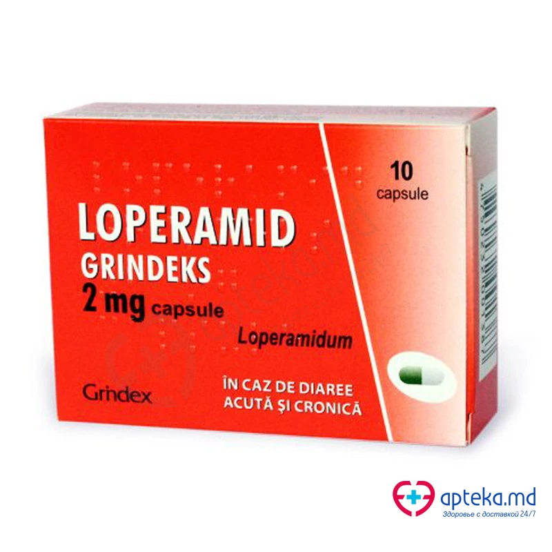 Loperamid Grindeks 2 mg capsule