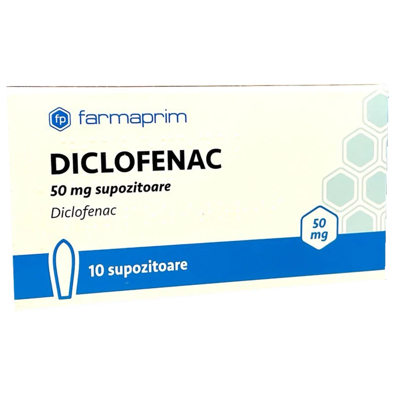 Diclofenac 50 mg supozitoare