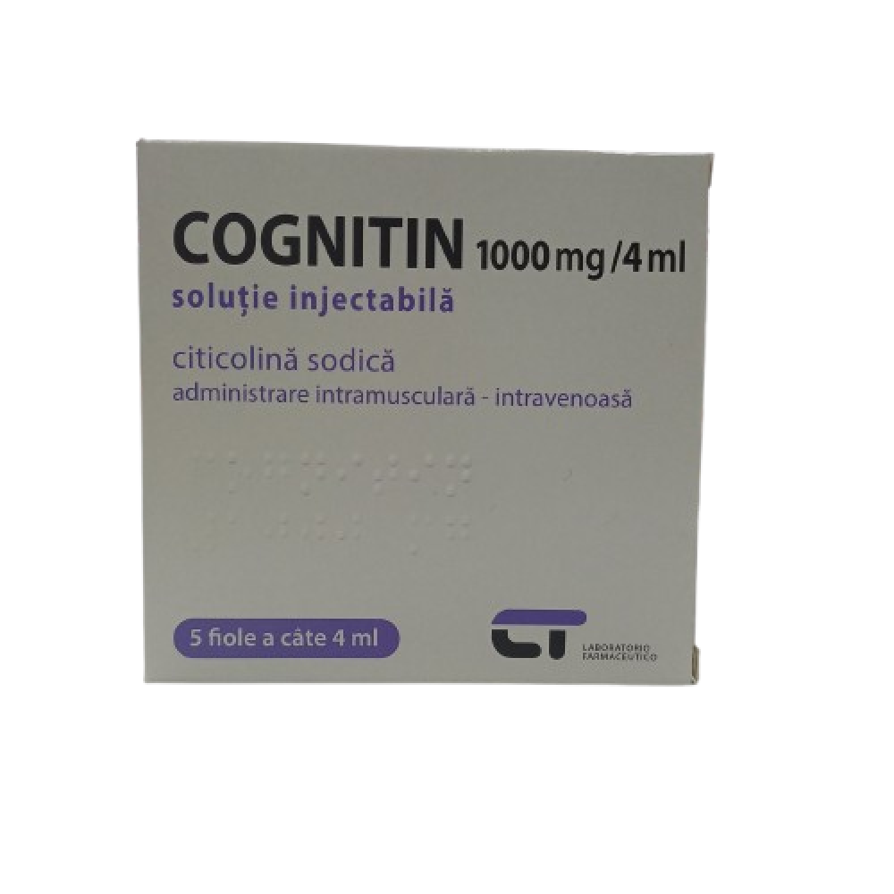 Cognitin 1000 mg/4 ml soluţie injectabilă