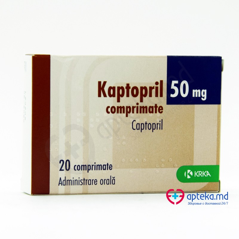 Kaptopril 50 mg comprimate