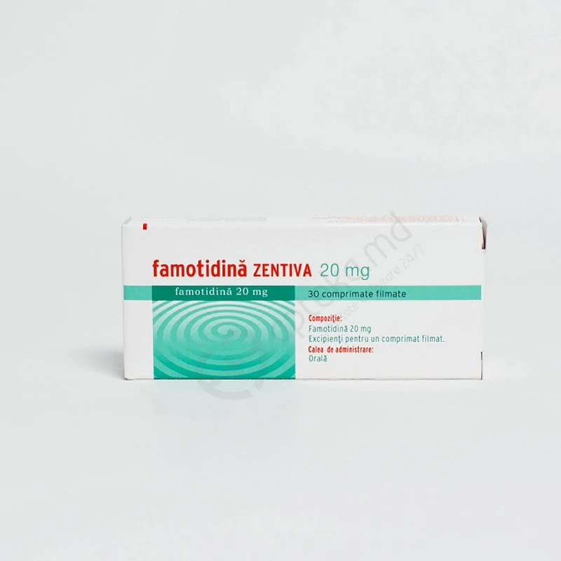 Famotidină Zentiva 20 mg 20 mg comprimate filmate