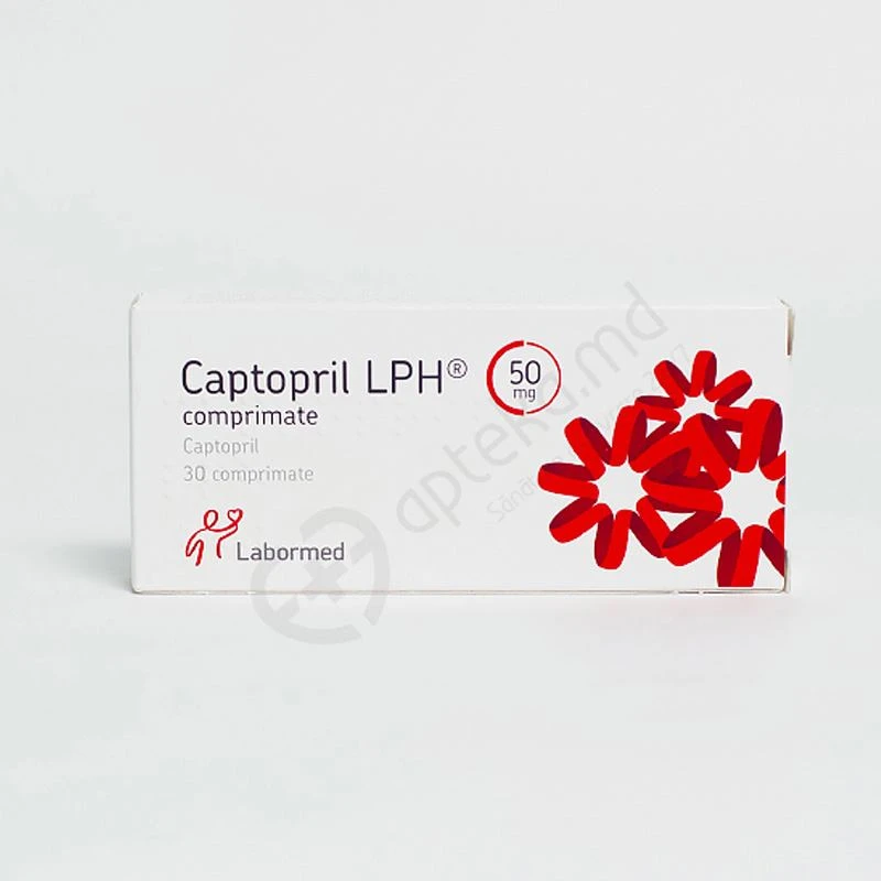 Captopril LPH 50 mg 50 mg comprimate