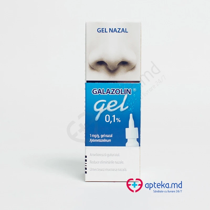Galazolin Gel 0,1% 1 mg/g / 10 g gel nazal