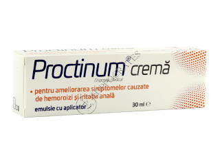 Proctinum cremă rectală 30 ml (antihemoroidal)