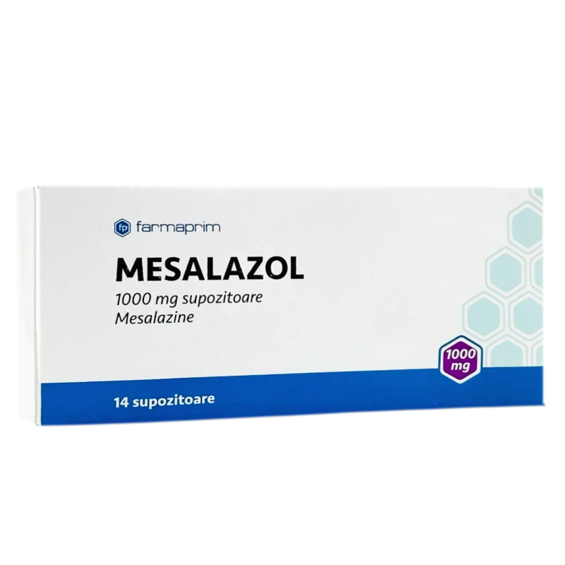 Mesalazol 1000 mg supozitoare
