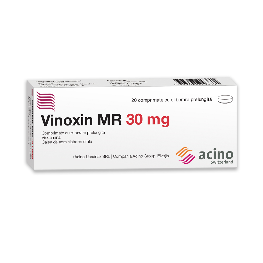 Vinoxin MR 30 mg comprimate cu eliberare prelungită