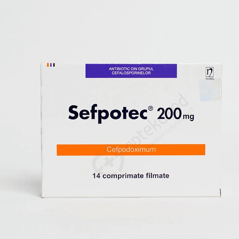 Sefpotec 200 mg comprimate filmate
