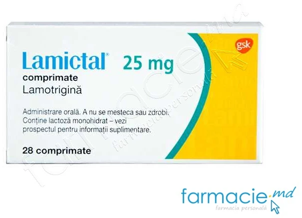 Lamictal 25 mg 25 mg comprimate