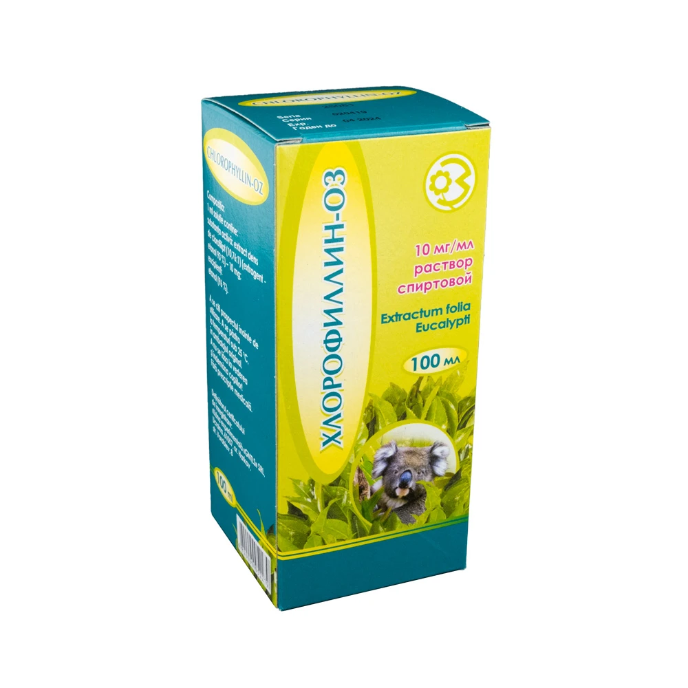 Chlorophyllin-OZ 10 mg/ml / 100 ml soluţie alcoolică