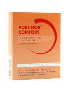 Postinor Comfort 1,5 mg comprimate orodispersabile