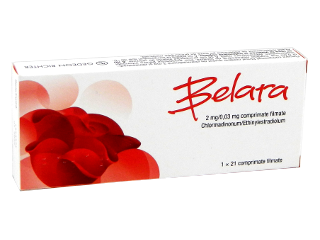 Belara 2 mg/0,03 mg comprimate filmate