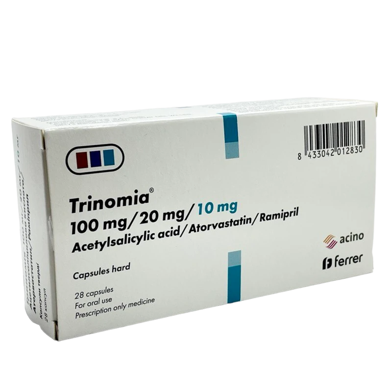 Trinomia 100 mg/20 mg/10 mg capsule
