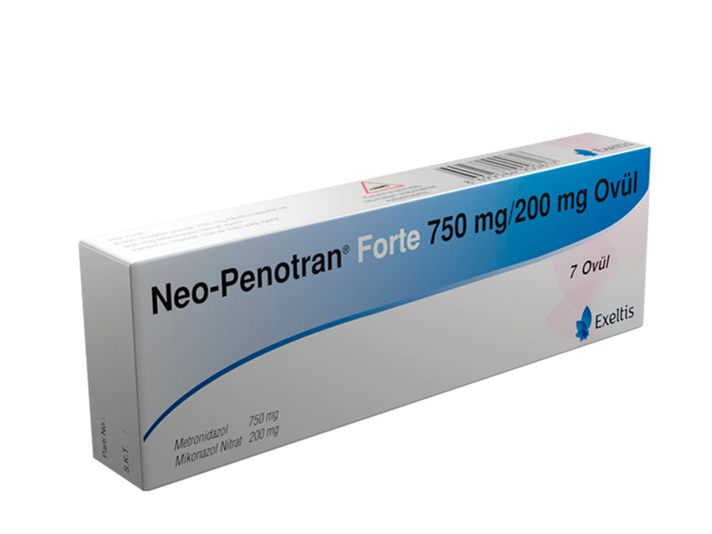 Neo-Penotran Forte 750 mg/200 mg ovule