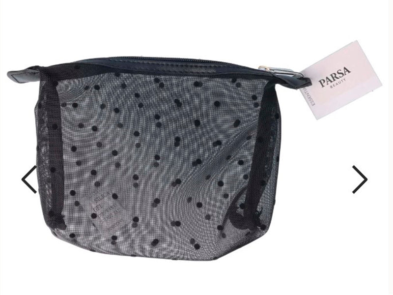 PARSA Beauty Trusa cosmetica din plasa Black