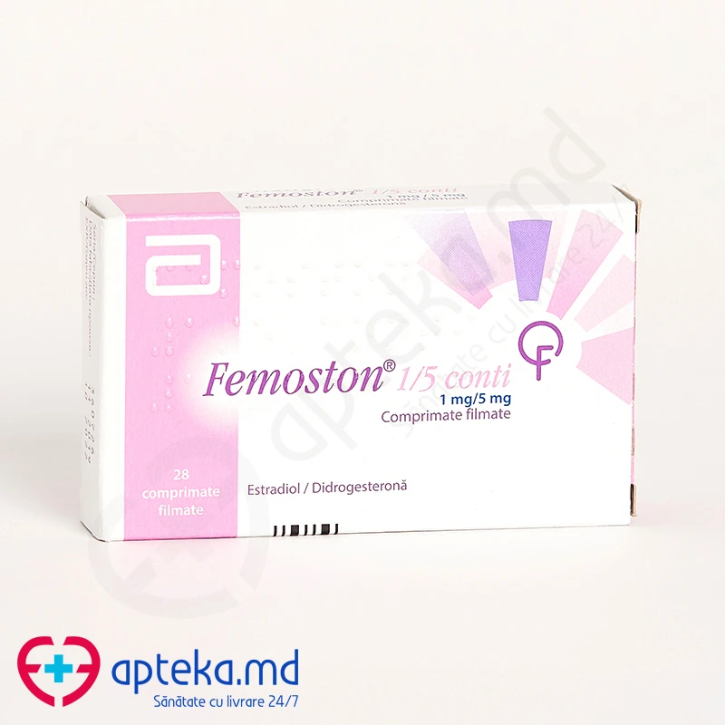 Femoston 1/5 conti 1 mg/5 mg comprimate filmate