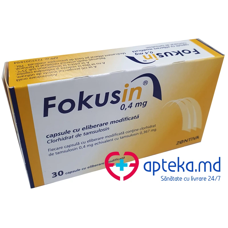 Fokusin 0,4 mg capsule cu eliberare modificată