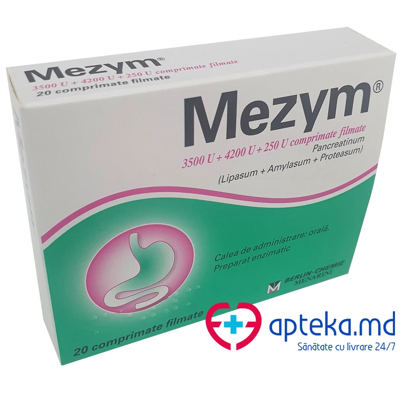 Mezym 3500 UI/4200 UI/250 UI comprimate filmate