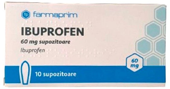Ibuprofen 60 mg supozitoare