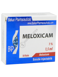 Meloxicam-BP 10 mg/ml / 1,5 ml soluţie injectabilă