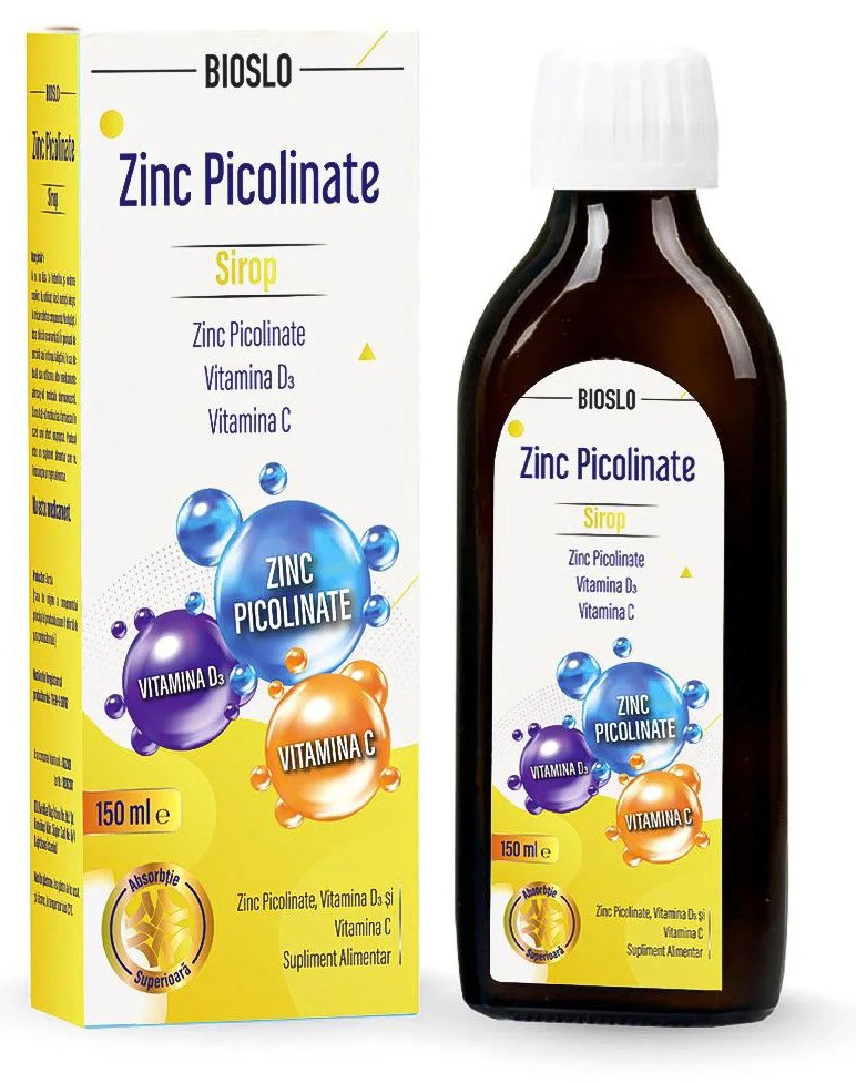 Bioslo Pharma Zinc Picolinate Imun sirop Bioslo, 150 ml
