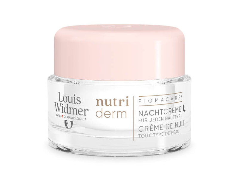 Louis Widmer Nutriderm Pigmacare de noapte 0% parfum 50ml Cremă 50 ml