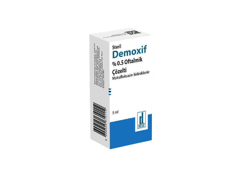 Demoxif 5 mg/ml / 5 ml picături oftalmice, soluţie