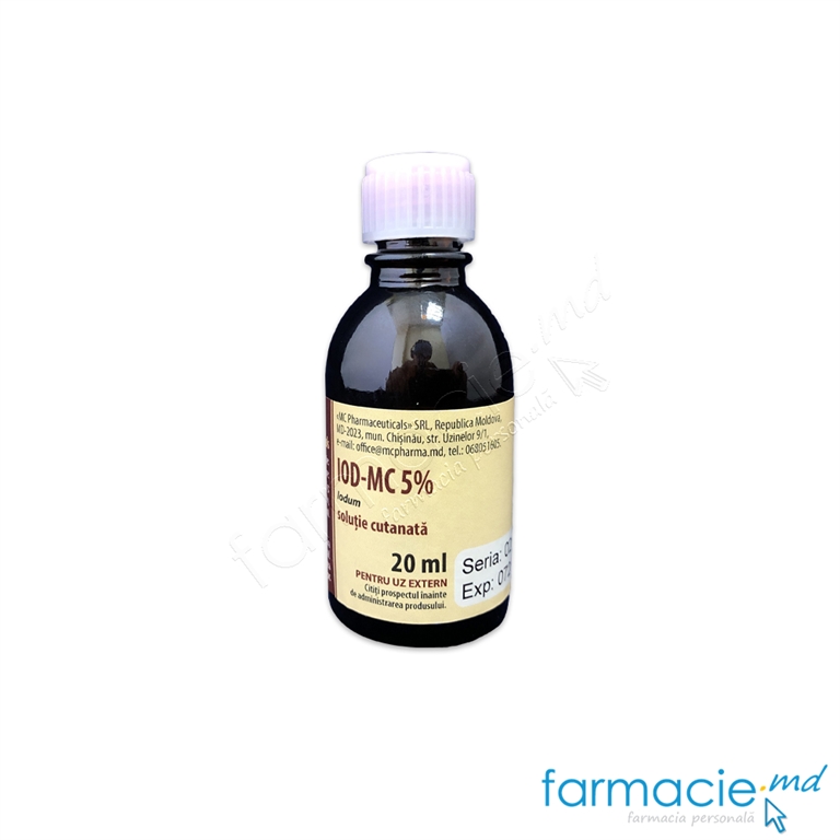 Iod-MC 50 mg/ml / 20 ml soluţie cutanată