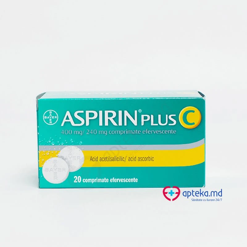 Aspirin plus C 400 mg/240 mg comprimate efervescente 400 mg/240 mg comprimate efervescente