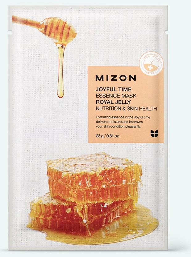 Mască din ţesătură cu propolis Mizon Joyful Time Essence Mask Royal Jelly 23 g