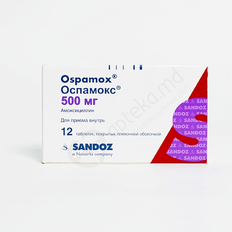Ospamox 500 mg comprimate filmate