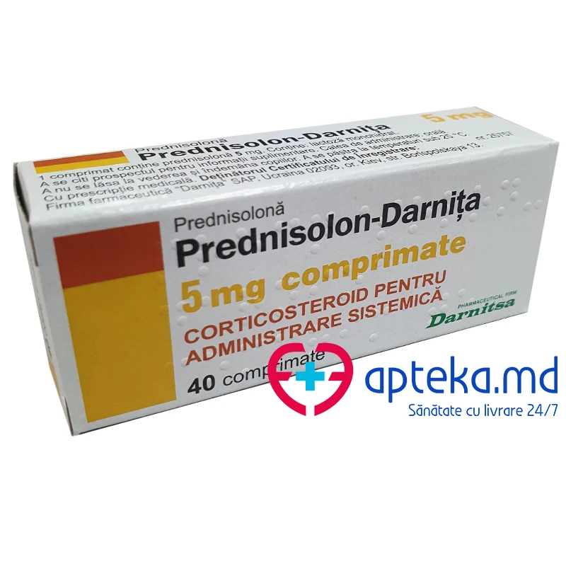 Prednisolon-Darniţa 5 mg comprimate