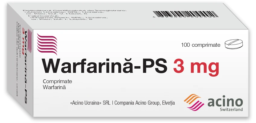 Warfarină-PS 3 mg comprimate