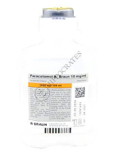 Paracetamol B.Braun 10 mg/ml / 100 ml soluţie perfuzabilă