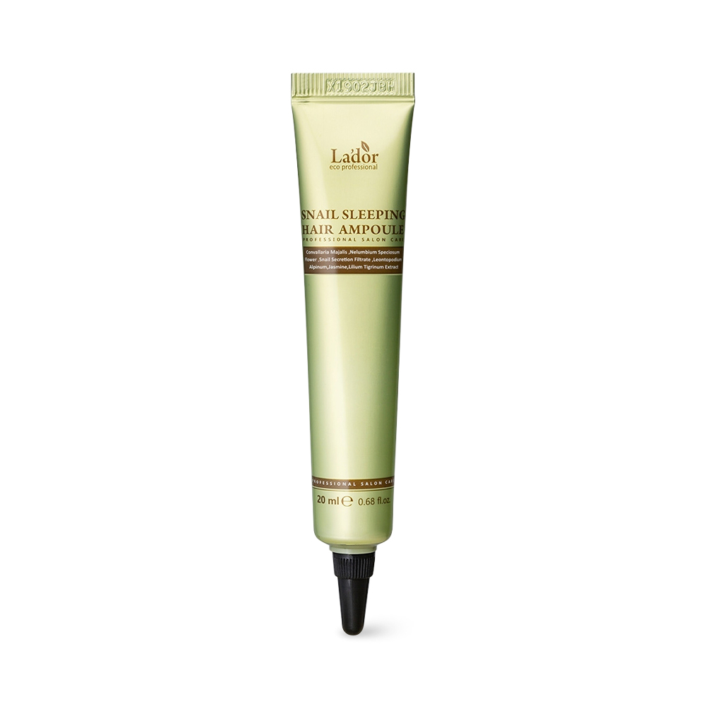 Ser de regenerare pentru părul deteriorat Lador, Snail Sleeping Hair Ampoule, 20 ml