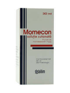 Momecon 1 mg/g / 30 ml soluție cutanată