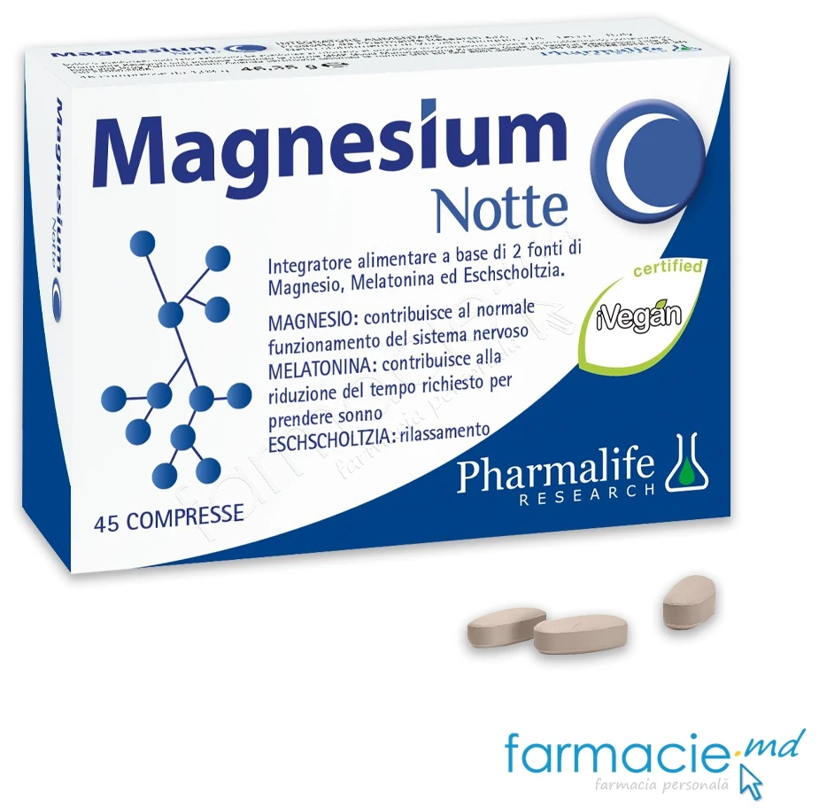 Pharmalife Magneziu + Melatonină N45