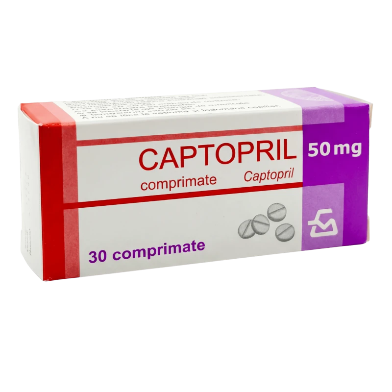 Captopril 50 mg comprimate