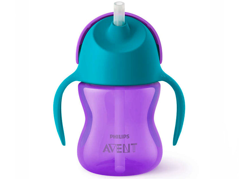 Philips Avent Cana cu pai flexibil Girl 200ml 9m+ SCF796/02 200 ml