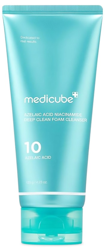 Gel - spuma de curatare Medicube, Azelaic Acid Niacinamide Deep Clean Foam Cleanser, 120 g