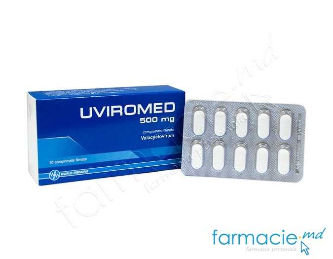 Uviromed 500 mg comprimate filmate