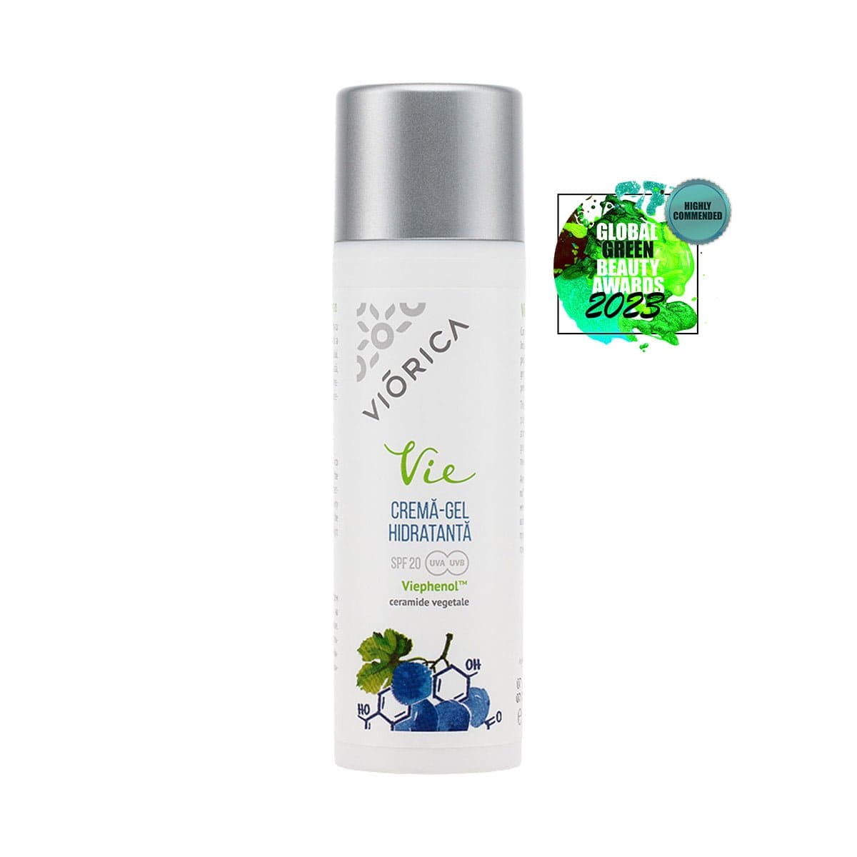 Viorica cremă-gel-hidratantă-spf20 Cremă