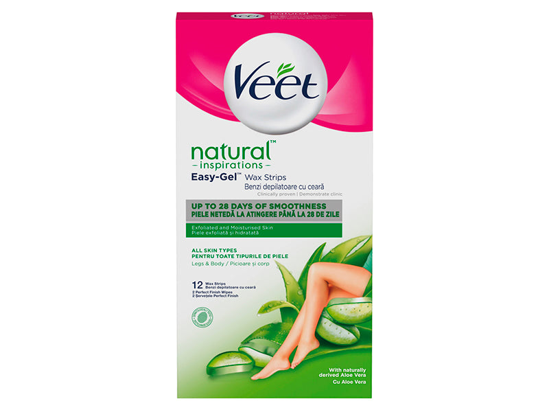 Reckitt Benckiser Non-Pharma Veet Benzi ceara rece pentru corp Easy-Gel Natural Insp