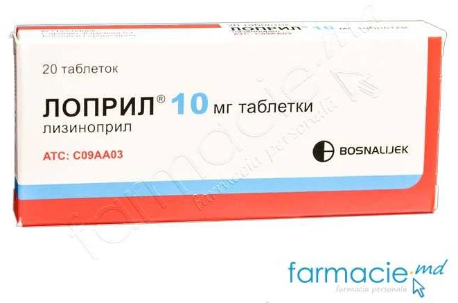 Lopril 10 mg comprimate