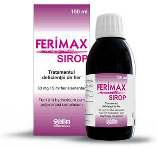 Ferimax 50 mg/5 ml / 150 ml sirop