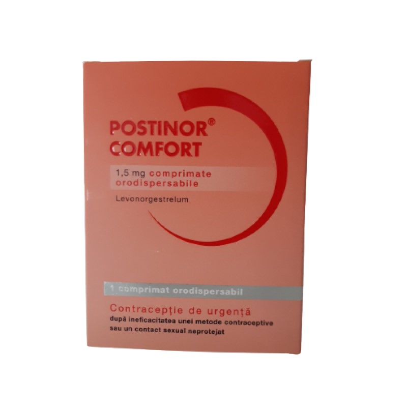 Postinor Comfort 1,5 mg comprimate orodispersabile