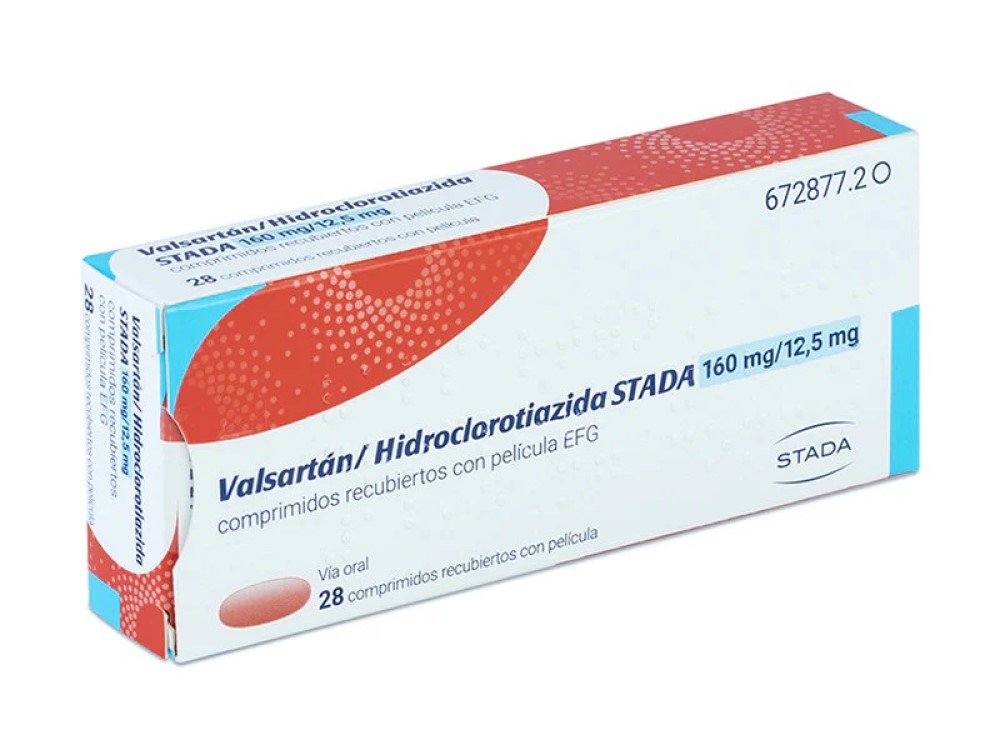 Valsartan/Hidroclorotiazida STADA 160 mg/12,5 mg comprimate filmate