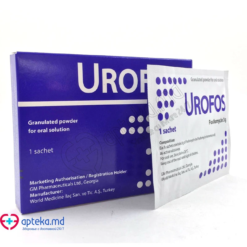Urofos 3 g granule pentru soluţie orală