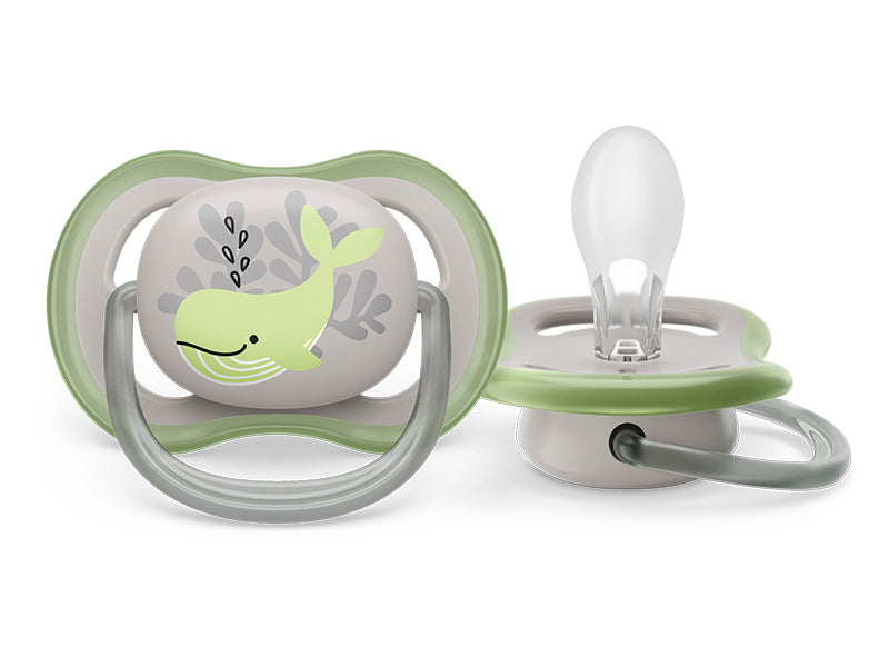 Philips Avent Ultra Soft Suzete din silicon Boy 0-6m 2 buc SCF091/05