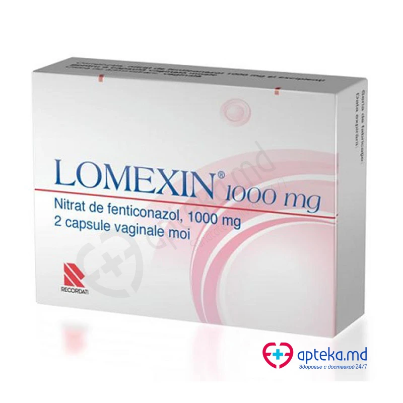 Lomexin 1000 mg capsule moi vaginale