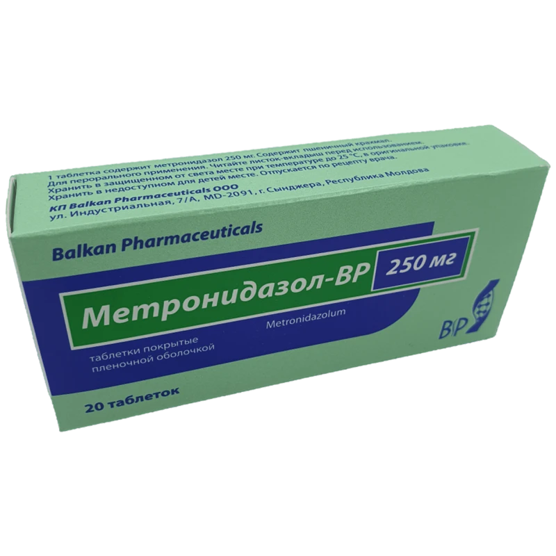 Metronidazol-BP 250 mg comprimate filmate